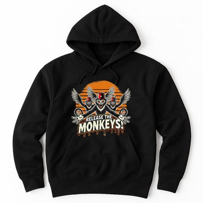 Release The Monkeys Flying Monkeys Halloween Hoodie