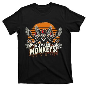 Release The Monkeys Flying Monkeys Halloween T-Shirt