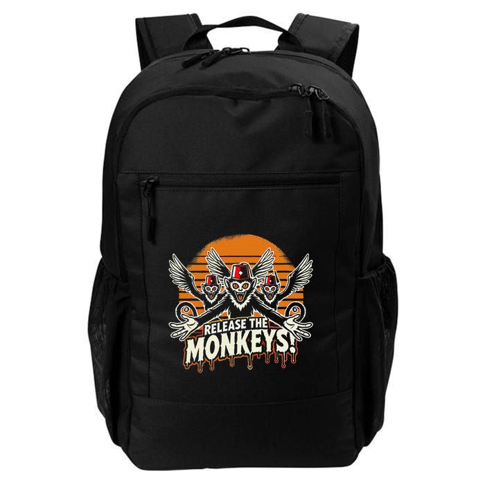Release The Monkeys Flying Monkeys Halloween Backpack