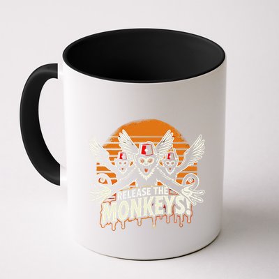 Release The Monkeys Flying Monkeys Halloween Mug