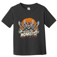 Release The Monkeys Flying Monkeys Halloween Toddler T-Shirt