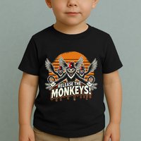 Release The Monkeys Flying Monkeys Halloween Toddler T-Shirt