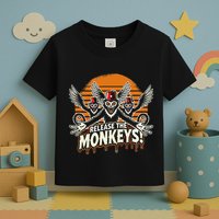 Release The Monkeys Flying Monkeys Halloween Toddler T-Shirt