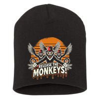 Release The Monkeys Flying Monkeys Halloween Short Acrylic Beanie