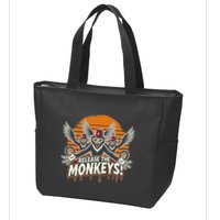 Release The Monkeys Flying Monkeys Halloween Zip Tote Bag