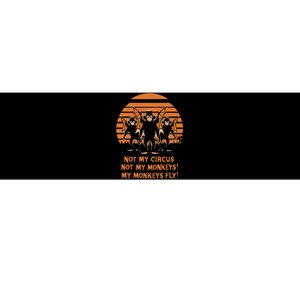 Release The Monkeys Flying Monkeys Halloween Bumper Sticker