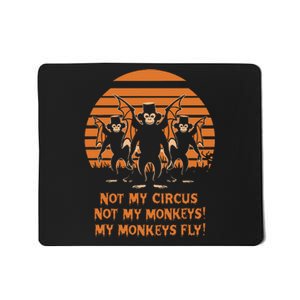 Release The Monkeys Flying Monkeys Halloween Mousepad