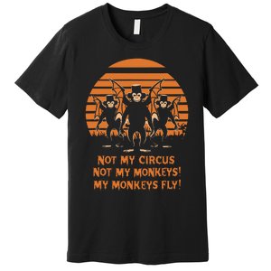 Release The Monkeys Flying Monkeys Halloween Premium T-Shirt