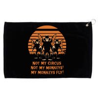 Release The Monkeys Flying Monkeys Halloween Grommeted Golf Towel