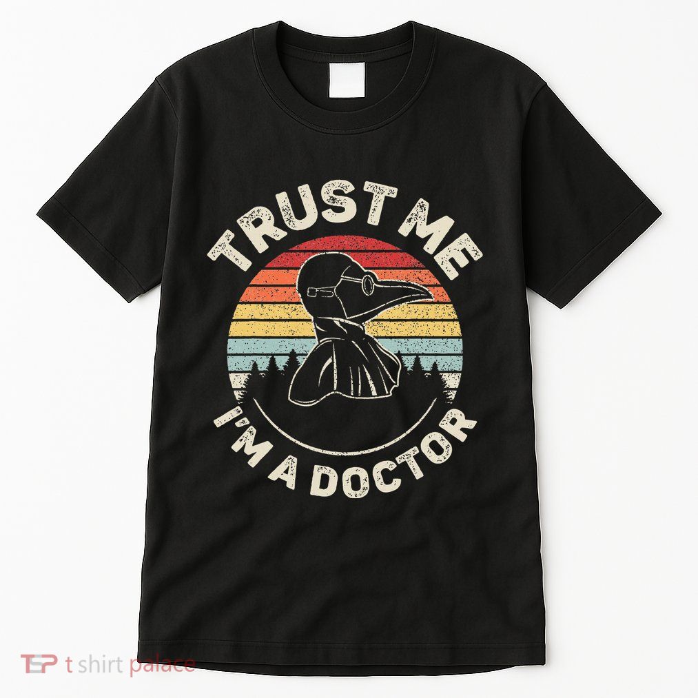Retro Trust Me IM A Doctor Plague Tall T-Shirt