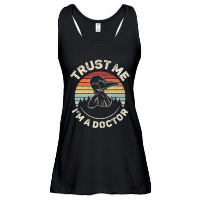 Retro Trust Me IM A Doctor Plague Ladies Essential Flowy Tank