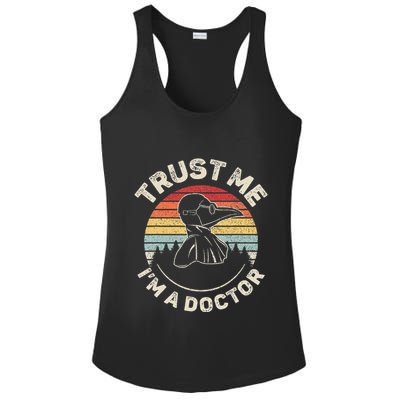 Retro Trust Me IM A Doctor Plague Ladies PosiCharge Competitor Racerback Tank