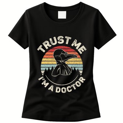 Retro Trust Me IM A Doctor Plague Womens T-Shirt