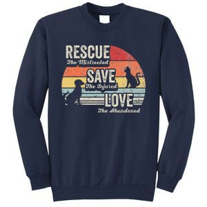 Rescue The Mistreated Save The Injured Love Sweatshirt