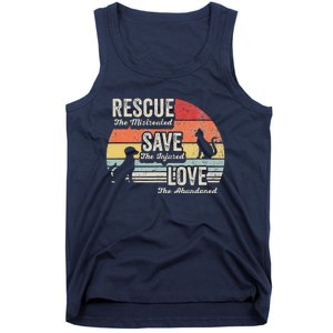 Rescue The Mistreated Save The Injured Love Tank Top