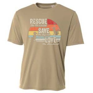 Rescue The Mistreated Save The Injured Love Cooling Performance Crew T-Shirt