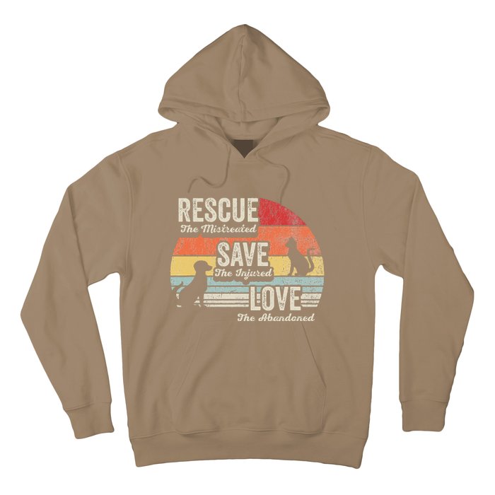 Rescue The Mistreated Save The Injured Love Hoodie