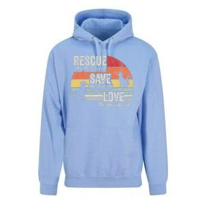 Rescue The Mistreated Save The Injured Love Unisex Surf Hoodie