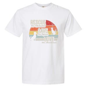 Rescue The Mistreated Save The Injured Love Garment-Dyed Heavyweight T-Shirt