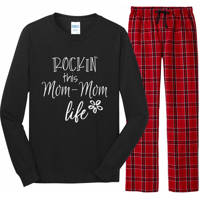 Rockin This MomMom Life Special Grandma Long Sleeve Pajama Set