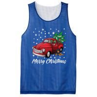 Red Truck Merry Christmas Tree Rottweiler Christmas Gift Mesh Reversible Basketball Jersey Tank