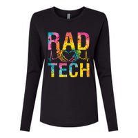 Rad Tech Medicine Technologist Xray Rad Techs Radiology Womens Cotton Relaxed Long Sleeve T-Shirt