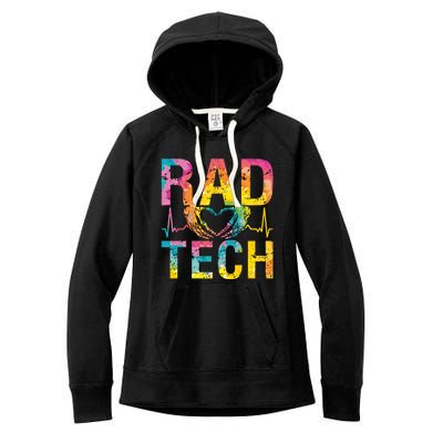 Rad Tech Medicine Technologist Xray Rad Techs Radiology Women's Fleece Hoodie