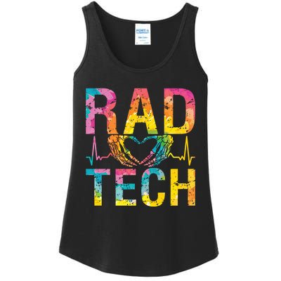 Rad Tech Medicine Technologist Xray Rad Techs Radiology Ladies Essential Tank