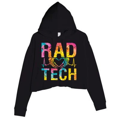 Rad Tech Medicine Technologist Xray Rad Techs Radiology Crop Fleece Hoodie