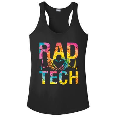 Rad Tech Medicine Technologist Xray Rad Techs Radiology Ladies PosiCharge Competitor Racerback Tank