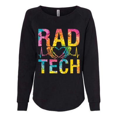 Rad Tech Medicine Technologist Xray Rad Techs Radiology Womens California Wash Sweatshirt