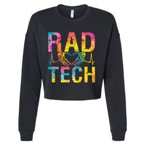 Rad Tech Medicine Technologist Xray Rad Techs Radiology Cropped Pullover Crew