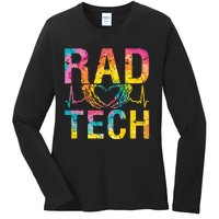 Rad Tech Medicine Technologist Xray Rad Techs Radiology Ladies Long Sleeve Shirt