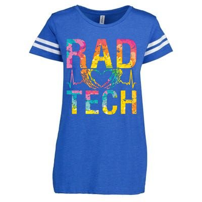 Rad Tech Medicine Technologist Xray Rad Techs Radiology Enza Ladies Jersey Football T-Shirt