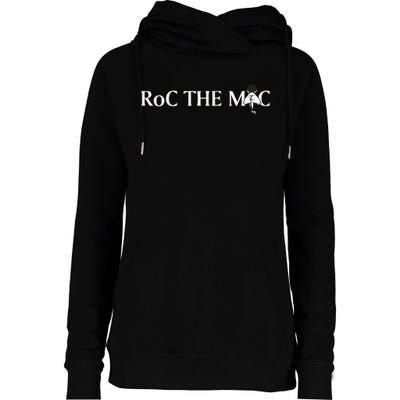 Roc The Mic Womens Funnel Neck Pullover Hood