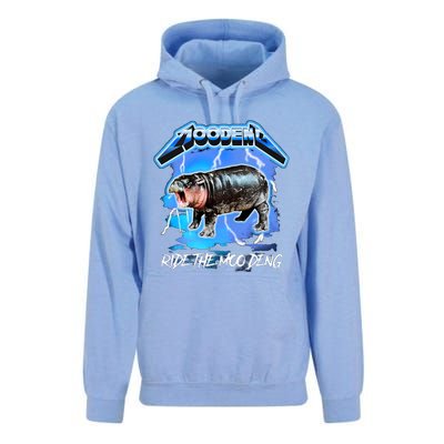 Ride The Moo Deng Unisex Surf Hoodie