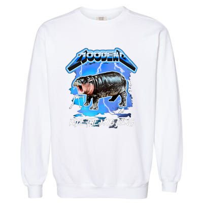 Ride The Moo Deng Garment-Dyed Sweatshirt