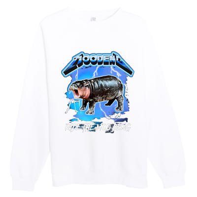 Ride The Moo Deng Premium Crewneck Sweatshirt