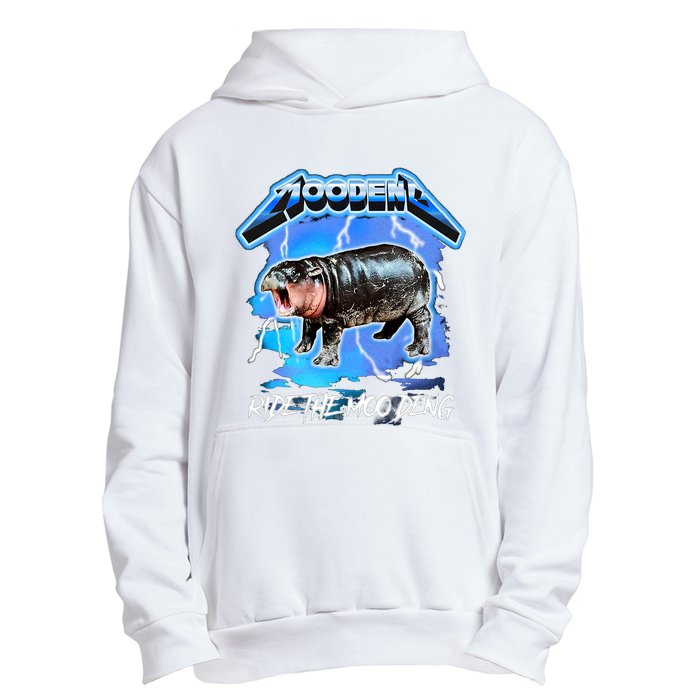 Ride The Moo Deng Urban Pullover Hoodie