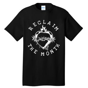 Reclaim The Month Sacred Heart Image June Month Premium Tall T-Shirt