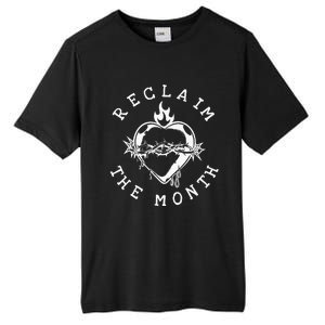 Reclaim The Month Sacred Heart Image June Month Premium Tall Fusion ChromaSoft Performance T-Shirt