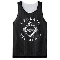 Reclaim The Month Sacred Heart Image June Month Premium Mesh Reversible Basketball Jersey Tank