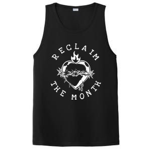 Reclaim The Month Sacred Heart Image June Month Premium PosiCharge Competitor Tank