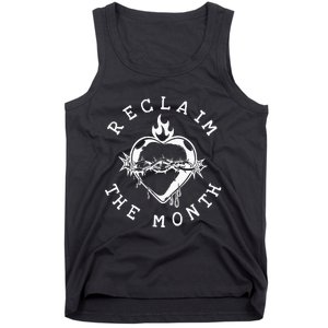 Reclaim The Month Sacred Heart Image June Month Premium Tank Top