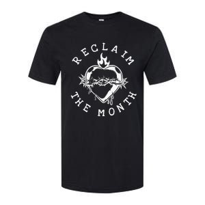 Reclaim The Month Sacred Heart Image June Month Premium Softstyle CVC T-Shirt