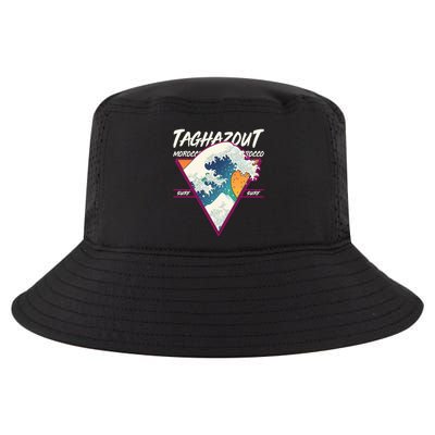 Retro Taghazout Morocco Surf Great Wave Cool Comfort Performance Bucket Hat