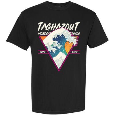Retro Taghazout Morocco Surf Great Wave Garment-Dyed Heavyweight T-Shirt