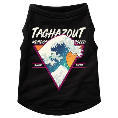 Retro Taghazout Morocco Surf Great Wave Doggie Tank