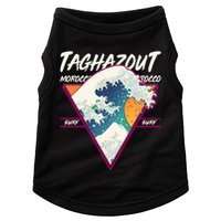 Retro Taghazout Morocco Surf Great Wave Doggie Tank