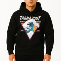 Retro Taghazout Morocco Surf Great Wave Hoodie
